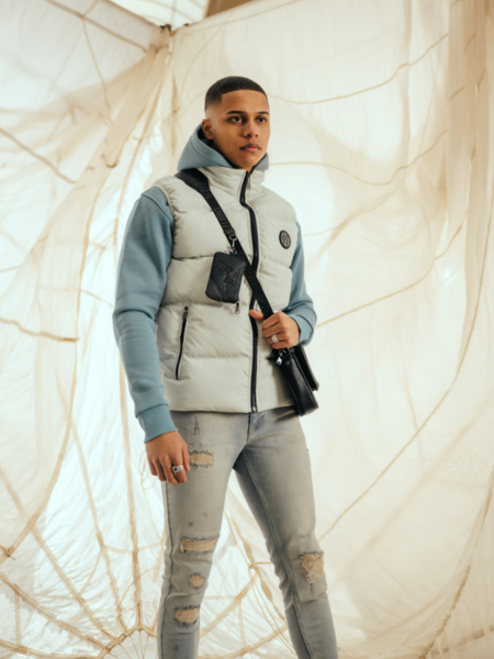 Malelions Malelions Troy Bodywarmer - Light Grey