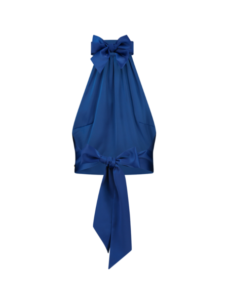 Nikkie Nikkie Loren Satin Top - Royal Blue