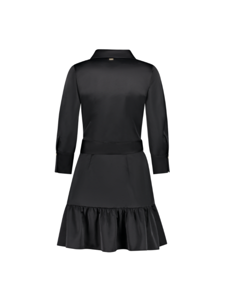 Nikkie Nikkie Loren Satin Dress - Black