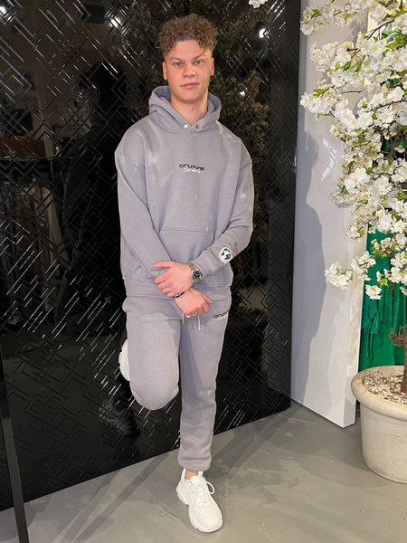 Cou7ure Essentials New A3 Tracksuit  - Warm Grey