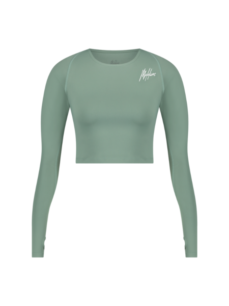 Malelions Malelions Women Sport Longsleeve Croptop - Teal