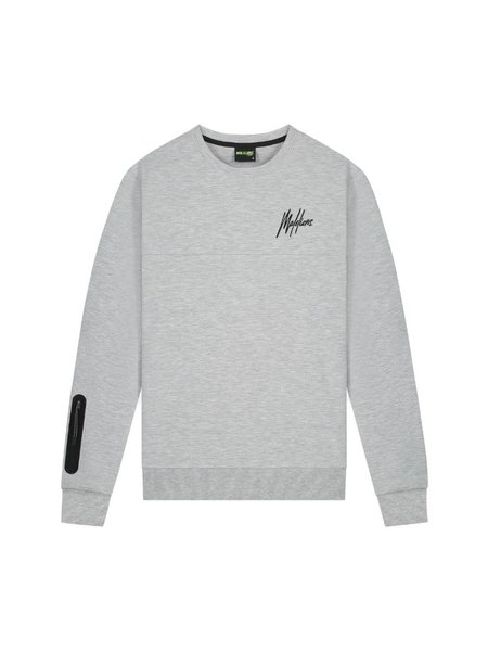 Malelions Malelions Sport Counter Crewneck - Grey Melange