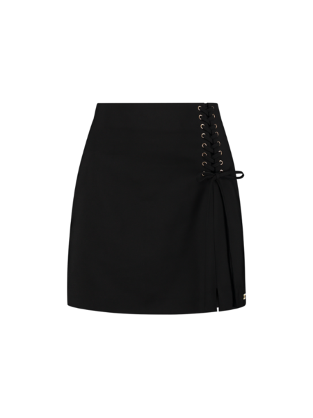 Nikkie Lizzy Lace-up Skirt - Black