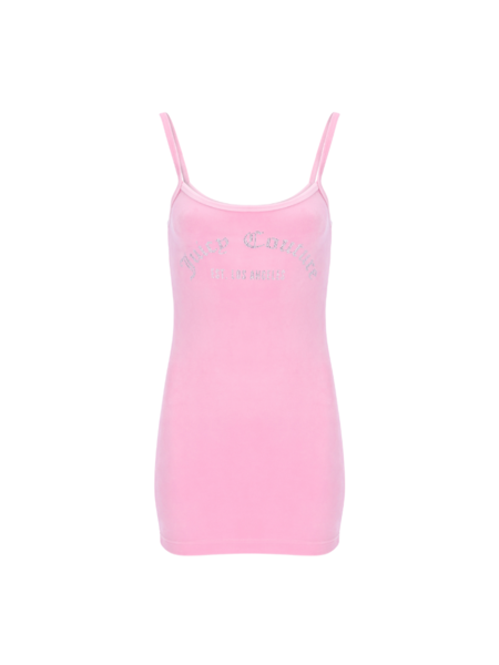 Juicy Couture Juicy Couture Arched Diamante Howard Dress - Begonia Pink