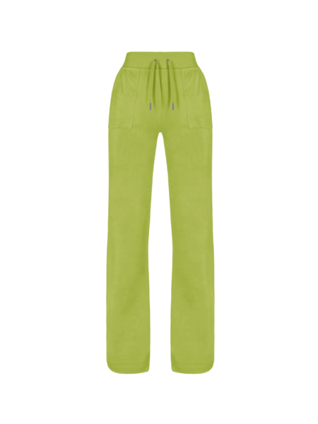 Juicy Couture Juicy Couture Del Ray Velour Pants - Sharp Green