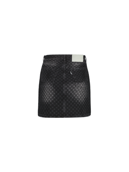 Malelions Malelions Women Monogram Skirt - Black