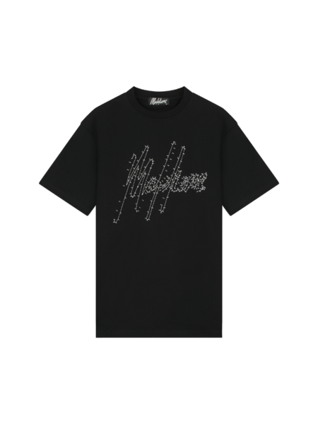 Malelions Line T-Shirt - Black/White