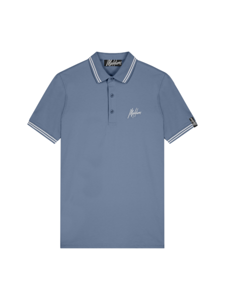 Malelions Signature Polo - Stone Blue