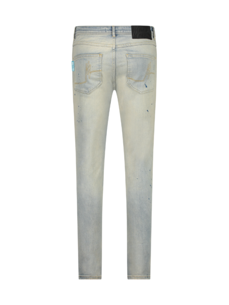 Malelions Malelions Stained Jeans - Light Blue