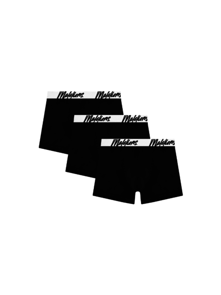 Malelions Boxer 3-Pack - Black/Black