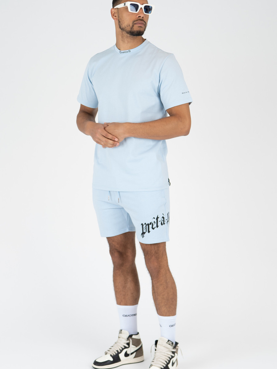 Quotrell Quotrell x Eddy's Miami Combi-set - Light Blue/Black