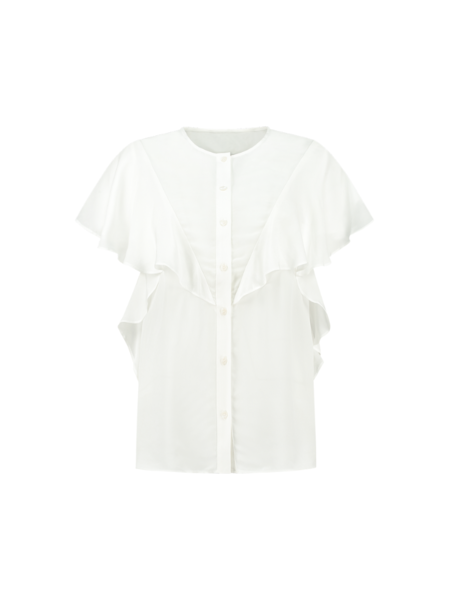 Fifth House Fifth House Ruban Shortsleeve Blouse - Off White