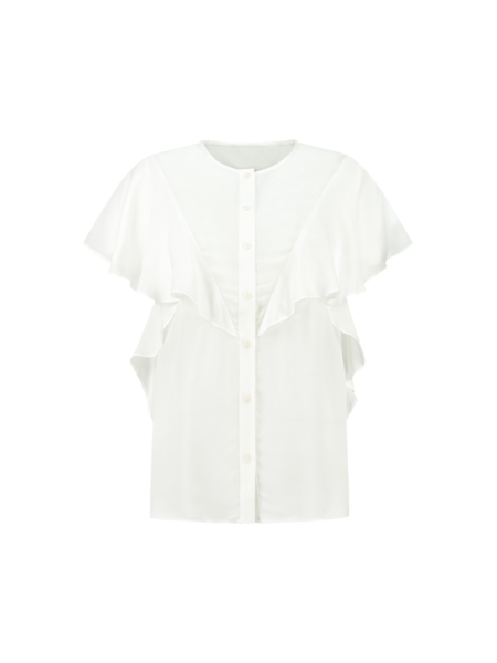 Fifth House Ruban Shortsleeve Blouse - Off White