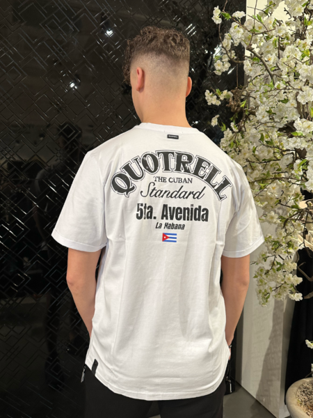 Quotrell Quotrell Avenida T-Shirt - White/Black