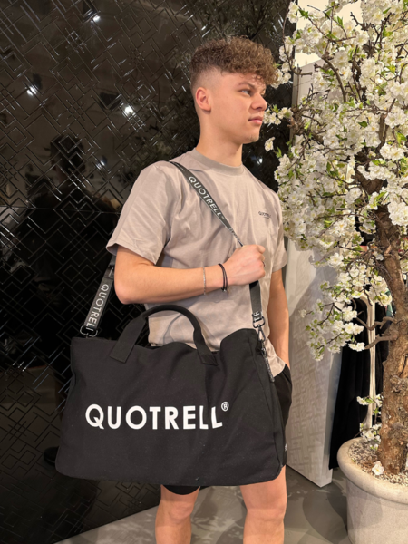 Quotrell Quotrell Tote Bag - Black/White