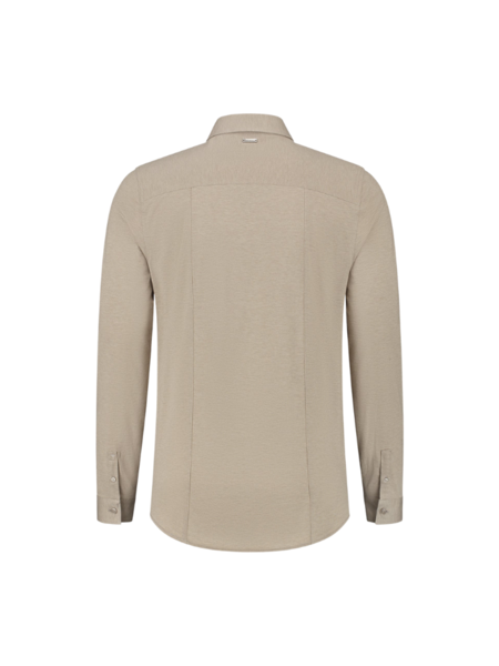 Purewhite Purewhite Woven Longsleeve Blouse - Sand