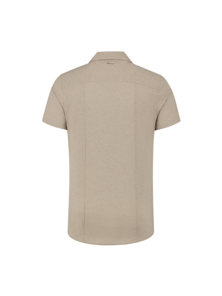 Purewhite Purewhite Woven Shortsleeve Shirt - Sand