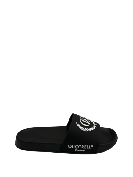 Quotrell Quotrell Couture Slides - Black/White