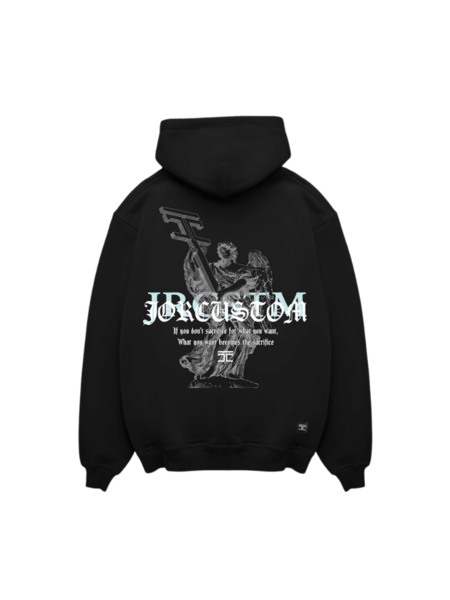 JorCustom JorCustom Sacrifice Oversized Fit Hoodie - Black