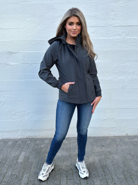 Airforce Airforce Women Softshell Jacket - Gun Metal