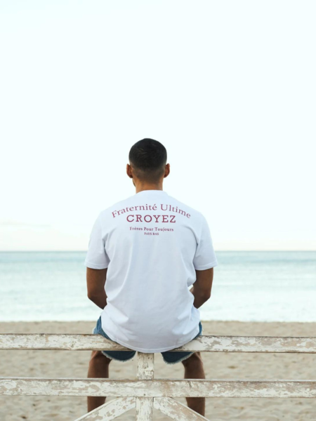 Croyez Croyez Fraternité T-Shirt - White/Red