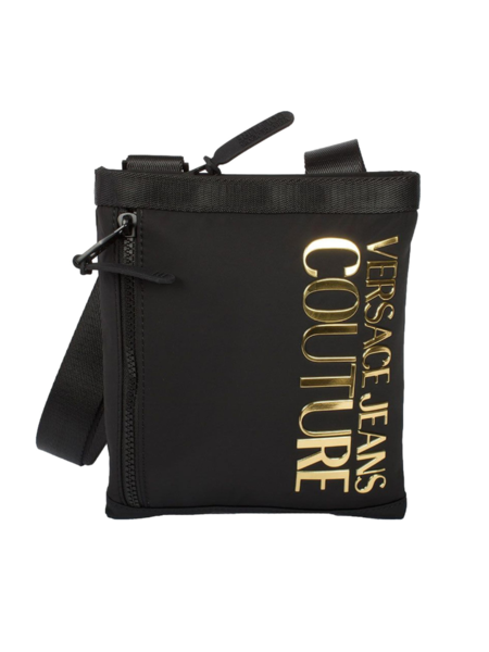 Versace Jeans Couture Rance Iconic Logo Crossbody - Black/Gold