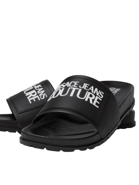 Versace Jeans Couture Versace Jeans Couture Men Fondo Slides - Black