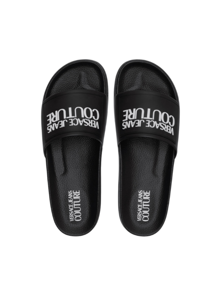 Versace Jeans Couture Versace Jeans Couture Men Fondo Slides - Black