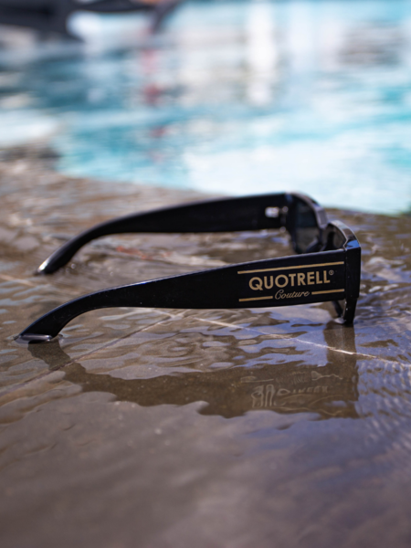 Quotrell Quotrell Couture Sunglasses - Black/Gold