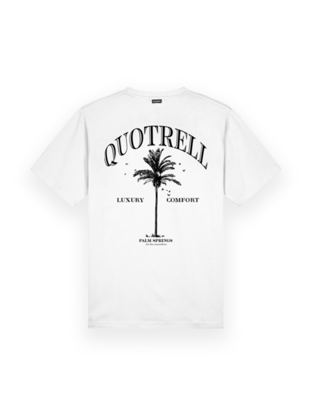 Quotrell Palm Springs T-shirt - Offwhite/Black