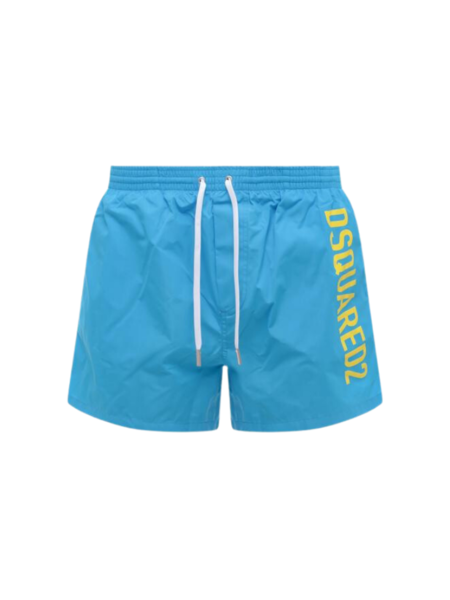 Dsquared2 Dsquared2 Side Logo Swimshort - Turquoise/Yellow