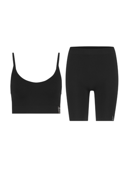 Malelions Women Ivy Short Combi-set - Black