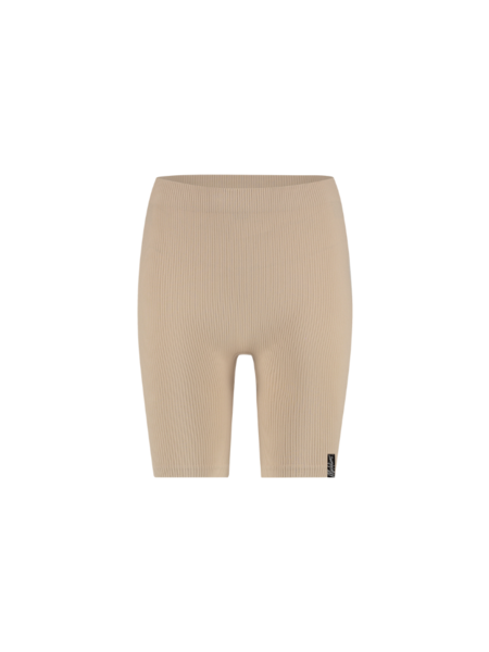 Malelions Malelions Women Ivy Rib Short - Taupe