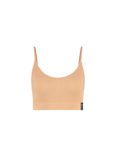 Malelions Women Ivy Rib Top - Peach