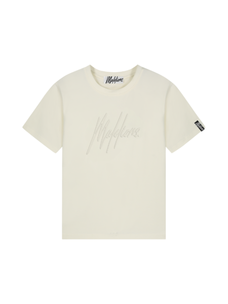Malelions Women Essentials T-Shirt - Off White