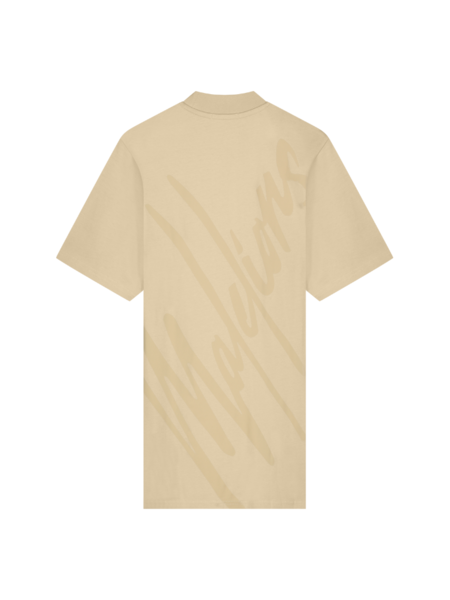 Malelions Women Firma T-Shirt Dress - Sand/Taupe