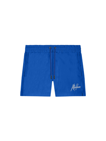 Malelions Atlanta Swimshort - Cobalt/White