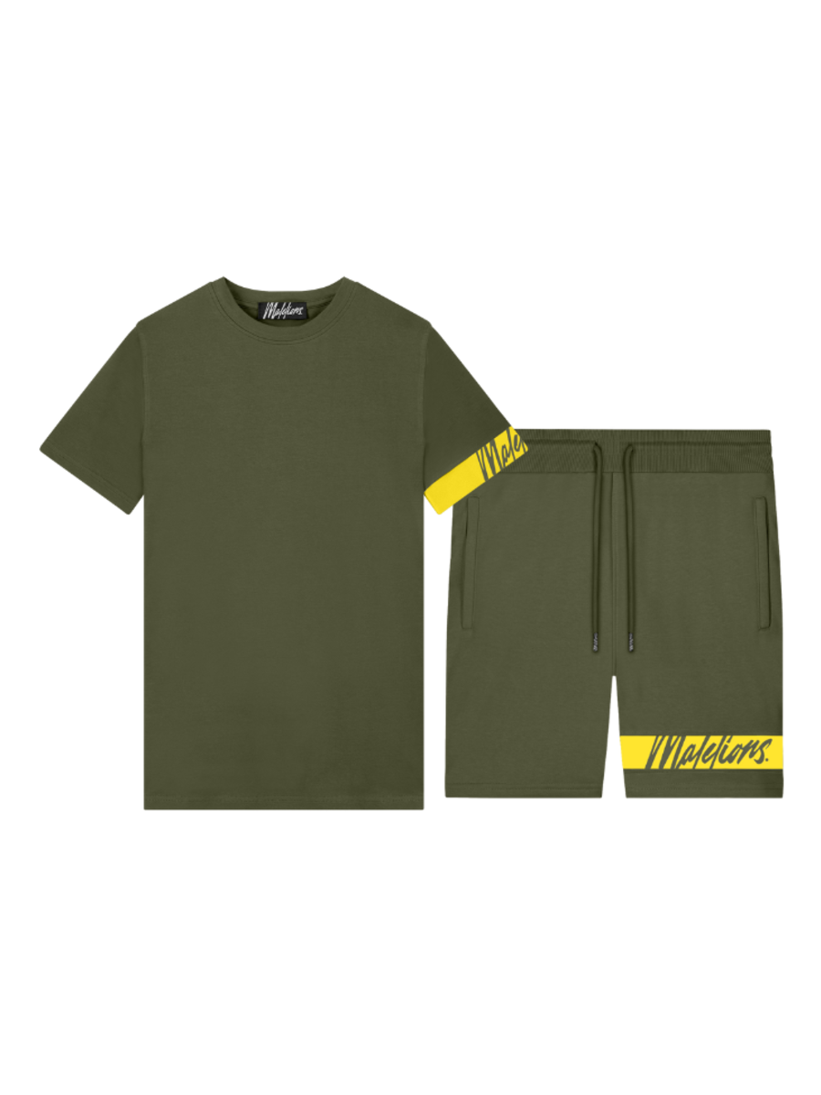 Malelions Malelions Captain 2.0 Combi-set - Army/Yellow