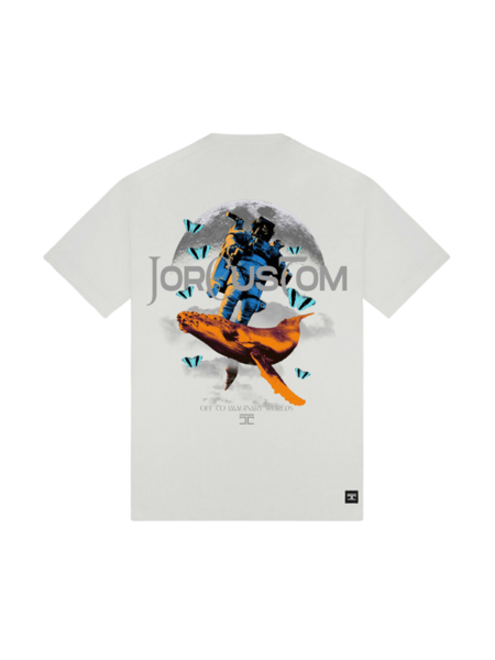 JorCustom Astro Loose Fit T-Shirt - White