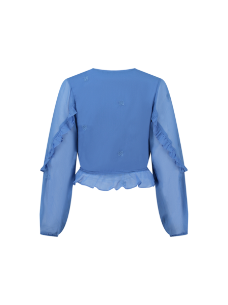 Nikkie Nikkie Samantha Blouse - Blue Lagoon