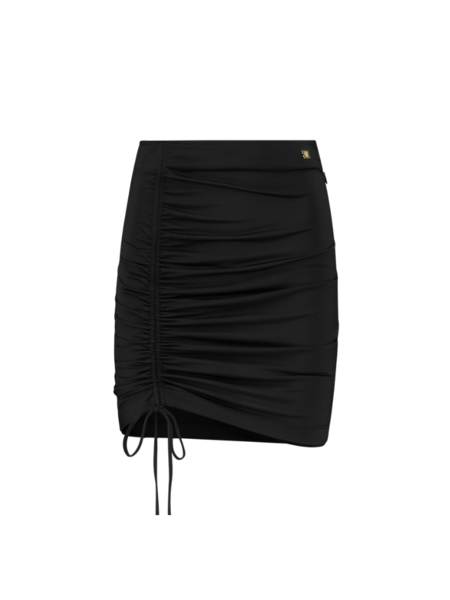 Nikkie Drawcord Skirt - Black