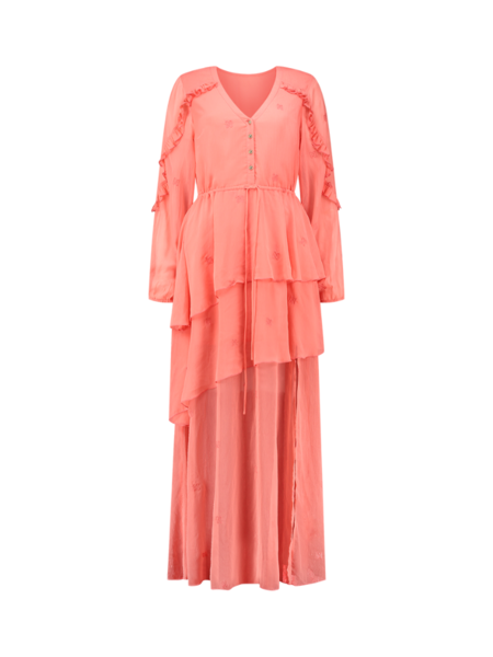 Nikkie Samantha Maxi Dress - Sugar Coral