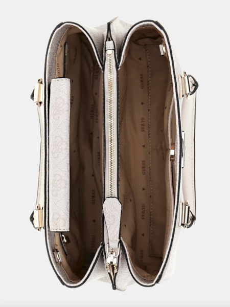 Guess Noelle Girlfriend Satchel - Dove Logo Guess Guess Noelle Girlfriend Satchel - Dove Logo