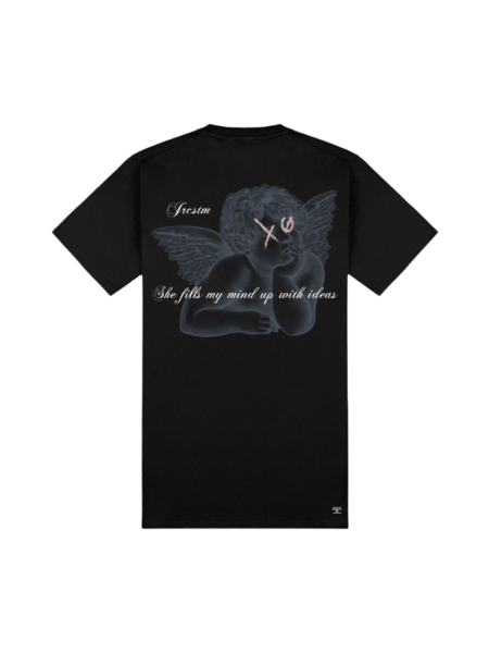 JorCustom JorCustom Angel Slim Fit T-Shirt - Black