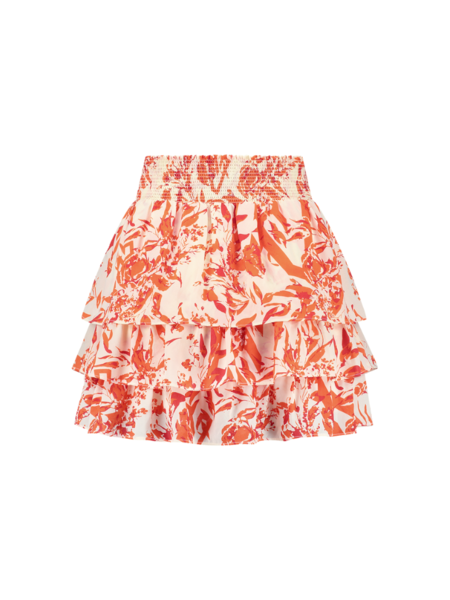 Nikkie Nikkie Rachel Skirt - Sun Orange/Cream