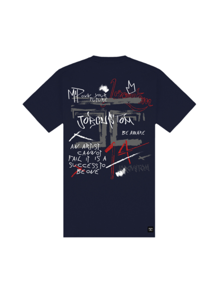 JorCustom Artist Slim Fit T-Shirt - Navy