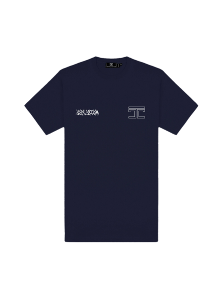 JorCustom JorCustom Price Slim Fit T-Shirt - Navy