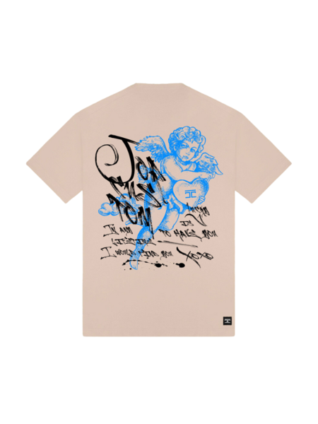 JorCustom JorCustom LoveAngel Loose Fit T-Shirt - Sand