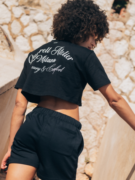 Quotrell Quotrell Women Atelier Milano Shorts - Black/White