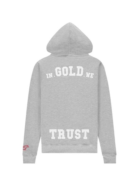 In Gold We Trust The Notorious Hoodie - Grey Melange
